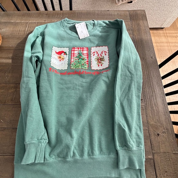 Comfort Colors Tops - Comfort Colors Sage Sweatshirt